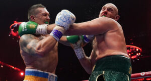 Oleksandr Usyk becomes undisputed heavyweight champion of the world with a split decision victory of Tyson Fury in Riyadh. Photo Credit: Queensberry Promotions