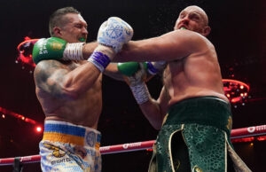 Oleksandr Usyk becomes undisputed heavyweight champion of the world with a split decision victory of Tyson Fury in Riyadh. Photo Credit: Queensberry Promotions