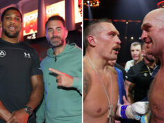 Eddie Hearn believes Anthony Joshua should be tyson furys next opponent Photo Credit: Mark Robinson/Matchroom Boxing/Stephen Dunkley/Queensberry Promotions