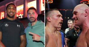 Eddie Hearn believes Anthony Joshua could face Tyson Fury or Oleksandr Usyk if they're not ready for an October rematch Photo Credit: Mark Robinson/Matchroom Boxing/Stephen Dunkley/Queensberry Promotions