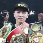 Naoya Inoue climbed off the canvas to knock out Luis Nery and retain his undisputed super bantamweight crown in Tokyo on Monday Photo Credit: Naoki Fukuda