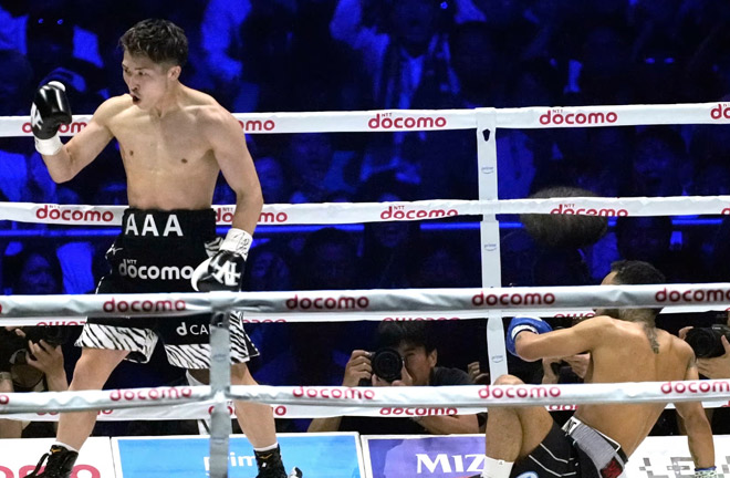 Inoue bounced back to drop Nery three times Photo Credit: Hiro Komae/AP