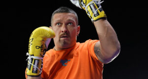 Oleksandr Usyk's team have reportedly complained about the ring canvas being used for his clash with Tyson Fury on Saturday Photo Credit: Stephen Dunkley/Queensberry Promotions