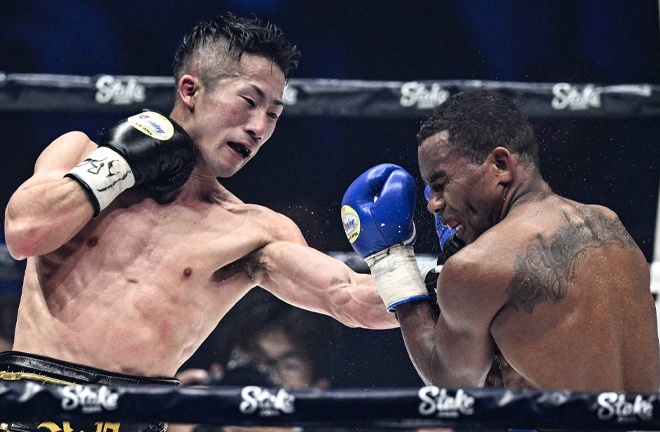 The younger Inoue brother will hope to successfully defend his world title on Monday (Photo Credit: AFP)