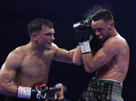 Jack Catterall beat Josh Taylor on points in their rematch in Leeds on Saturday Photo Credit: Mark Robinson/Matchroom Boxing