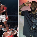 Deontay Wilder is eyeing a Muhammad Ali style knockout of Zhilei Zhang on Saturday in Saudi Arabia Photo Credit: Wilder (Mark Robinson/Matchroom Boxing)