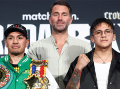 Estrada will look to defend his world title against Rodriguez (Photo Credit: Matchroom)