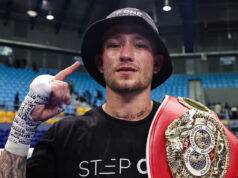 Liam Paro claimed the IBF super lightweight world title with a unanimous decision win over Subriel Matias in Puerto Rico Photo Credit: Melina Pizano/Matchroom