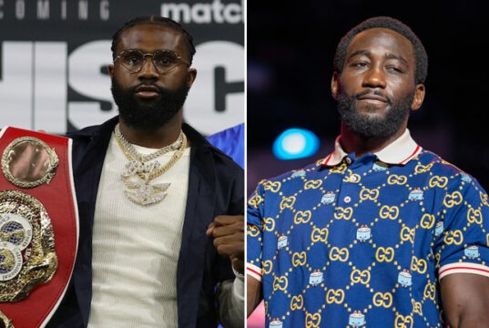 Jaron Ennis is eyeing a showdown with Terence Crawford Photo Credit: Andrew Maclean/Matchroom/Ryan Hafey/﻿Premier Boxing Champions