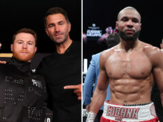 Eddie Hearn does not think Chris Eubank Jr will feel confident of beating Canelo Alvarez should he secure a September showdown with the Mexican Photo Credit: Ed Mulholland/Matchroom/Lawrence Lustig/BOXXER