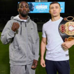 Crawford challenges light middleweight champ Israil Madrimov this weekend (Photo Credit: Matchroom)