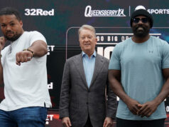Joe Joyce faces Derek Chisora at the O2 Arena on Saturday, live on TNT Sports Photo Credit: Stephen Dunkley/Queensberry Promotions
