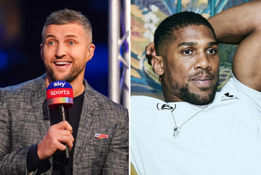 Froch has once again sent a jibe Joshua's way Photo Credit: Dave Thompson/Mark Robinson/Matchroom Boxing
