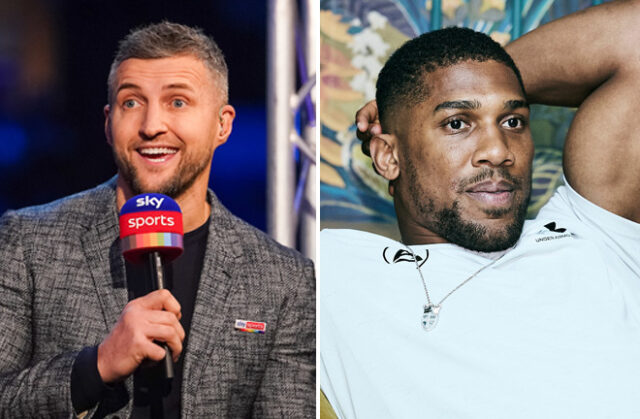 Froch has once again sent a jibe Joshua's way Photo Credit: Dave Thompson/Mark Robinson/Matchroom Boxing