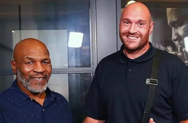 Tyson and Fury are firm friends - but who would have won? (Photo Credit: Intsagram)