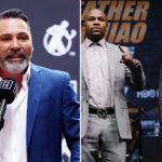 Oscar De La Hoya insists Manny Pacquiao would have beaten Floyd Mayweather Jr in their primes Photo Credit: Golden Boy Promotions / Cris Esqueda/Esther Lin/SHOWTIME