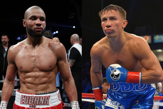 Eubank's next opponent was announced last night (Photo Credit: Richard Pelham, The Sun + DAZN)