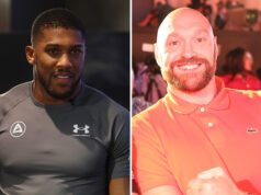 Anthony Joshua has given details of his sparring session with Tyson Fury in 2006 Photo Credit: Ian Walton/Matchroom