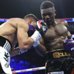Mbilli dominated Derevyanchenko Photo Credit: Mikey Williams/Top Rank
