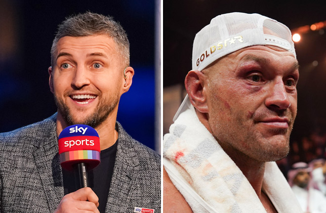 Fury was badly hurt against Usyk earlier this year (Photo Credit: Mikey Williams/Top Rank)