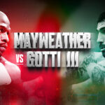 Floyd Mayweather Jr faces John Gotti III in an exhibition rematch on Saturday in Mexico, live on DAZN pay-per-view