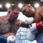 Ruiz and Miller could not be separated in Los Angeles. (Photo Credit: Mark Robinson Matchroom Boxing)