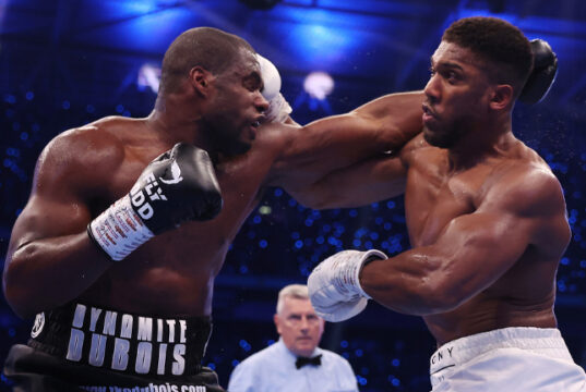 Dubois scored the best win of his career against Joshua at Wembley Stadium (Photo Credit: Mark Robinson Matchroom Boxing)