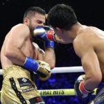 Munguia got the job done against Bazinyan (Photo Credit: Mikey Williams Top Rank)