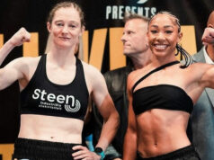 Alycia Baumgardner vs Delfine Persoon ruled no contest due to cut in fourth round.