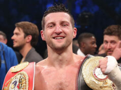 Carl Froch was jokingly called out for a Wembley showdown with Caleb Plant Photo Credit: PA