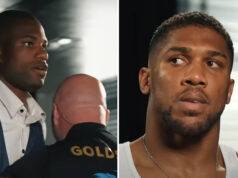 Anthony Joshua and Daniel Dubois clashed ahead of their world heavyweight title fight on September 21 at Wembley Stadium Photo Credit: DAZN