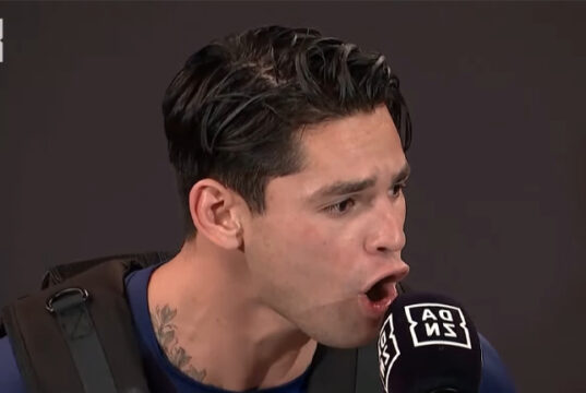 Garcia put one of the world's best fighters on blast (Photo Credit: DAZN)