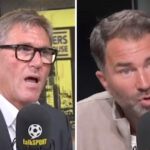 Hearn and Jordan have not exactly been the best of friends over the past couple of years (Photo Credit: talkSPORT YT)