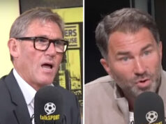 Hearn and Jordan have not exactly been the best of friends over the past couple of years (Photo Credit: talkSPORT YT)