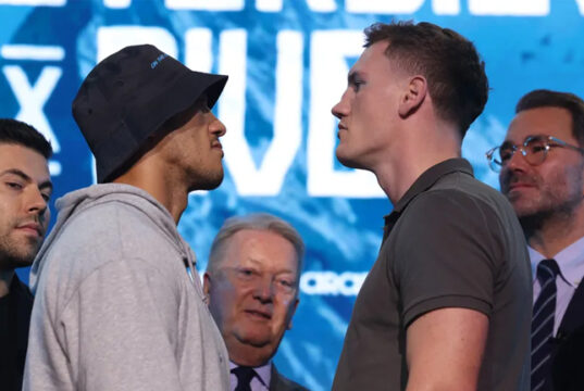 Massey is confident of toppling Opetaia (Photo Credit: Mark Robinson Matchroom Boxing)