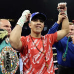Munguia proved too much for Bazinyan (Photo Credit: Mikey Williams Top Rank)