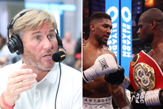 Simon Jordan has questioned whether Anthony Joshua is deserving of a rematch with Daniel Dubois after his brutal knockout loss on Saturday night Photo Credit: Mark Robinson Matchroom Boxing