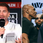 Eddie Hearn has launched a scathing attack on Jake Paul vs Mike Tyson Photo Credit: Ed Mulholland/Matchroom/Amanda Westcott/Most Valuable Promotions