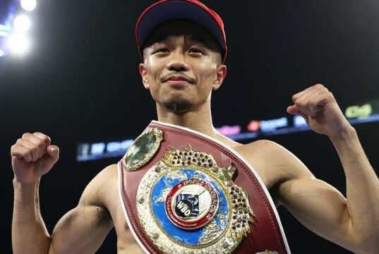 Many believe Nakatani is the best 118lber on the planet (Photo Credit: Mikey Williams, Top Rank)