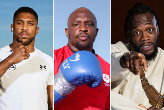 Dillian Whyte has named his preferred choice between Anthony Joshua and Deontay Wilder for his next fight Photo Credit: Mark Robinson Matchroom Boxing
