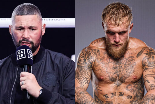 Bellew is clearly not Paul's biggest fan (Matchroom Boxing, Jake Paul X Account)