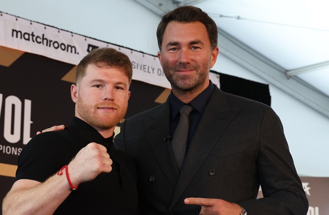 Shark Sports Hearn says Canelo will destroy Paul Photo credit Ed MulhollandMatchroom