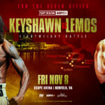 Keyshawn Davis faces Gustavo Lemos at the Scope Arena in Norfolk on Friday Photo Credit: Top Rank Boxing
