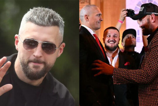 Carl Froch has given his two cents on the trilogy between Oleksandr Usyk and Tyson Fury (Photo Credit: AP, Queensberry)