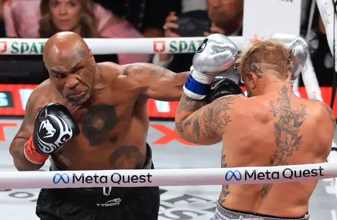 Tyson looked a shell of himself against Paul (Photo Credit: USAToday)
