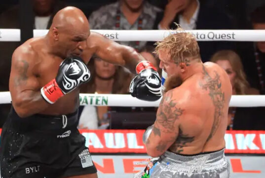 There were boos as Paul coasted to victory over Tyson (Photo Credit: USAToday)