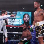 Clarke suffered his first professional defeat against Mosquea Photo Credit: Mark Robinson Matchroom