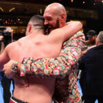 Fury congratulated Parker after his win over Zhang in March Photo Credit: Mark Robinson Matchroom Boxing