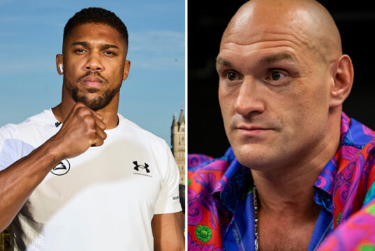 Anthony Joshua is targeting a clash with Tyson Fury in 2025 Photo Credit: Mark Robinson/Michelle Farsi/Matchroom Boxing