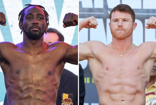 Terence Crawford is apparently not seeking a rehydration clause for his clash with Canelo Alvarez Photo Credit: Mark Robinson/Ed Mulholland/Matchroom Boxing